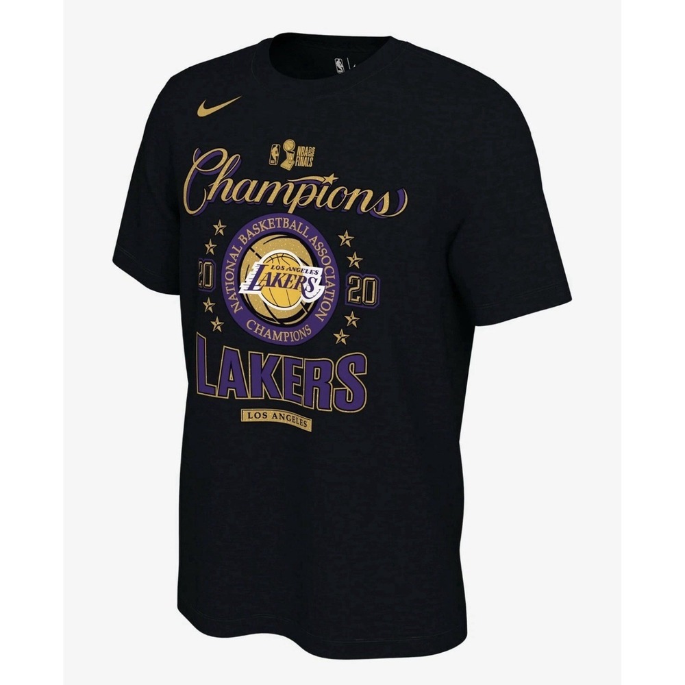 Vintage Los Angeles Lakers Nike 2020 NBA Finals Champion Locker Room T-Shirt XXL